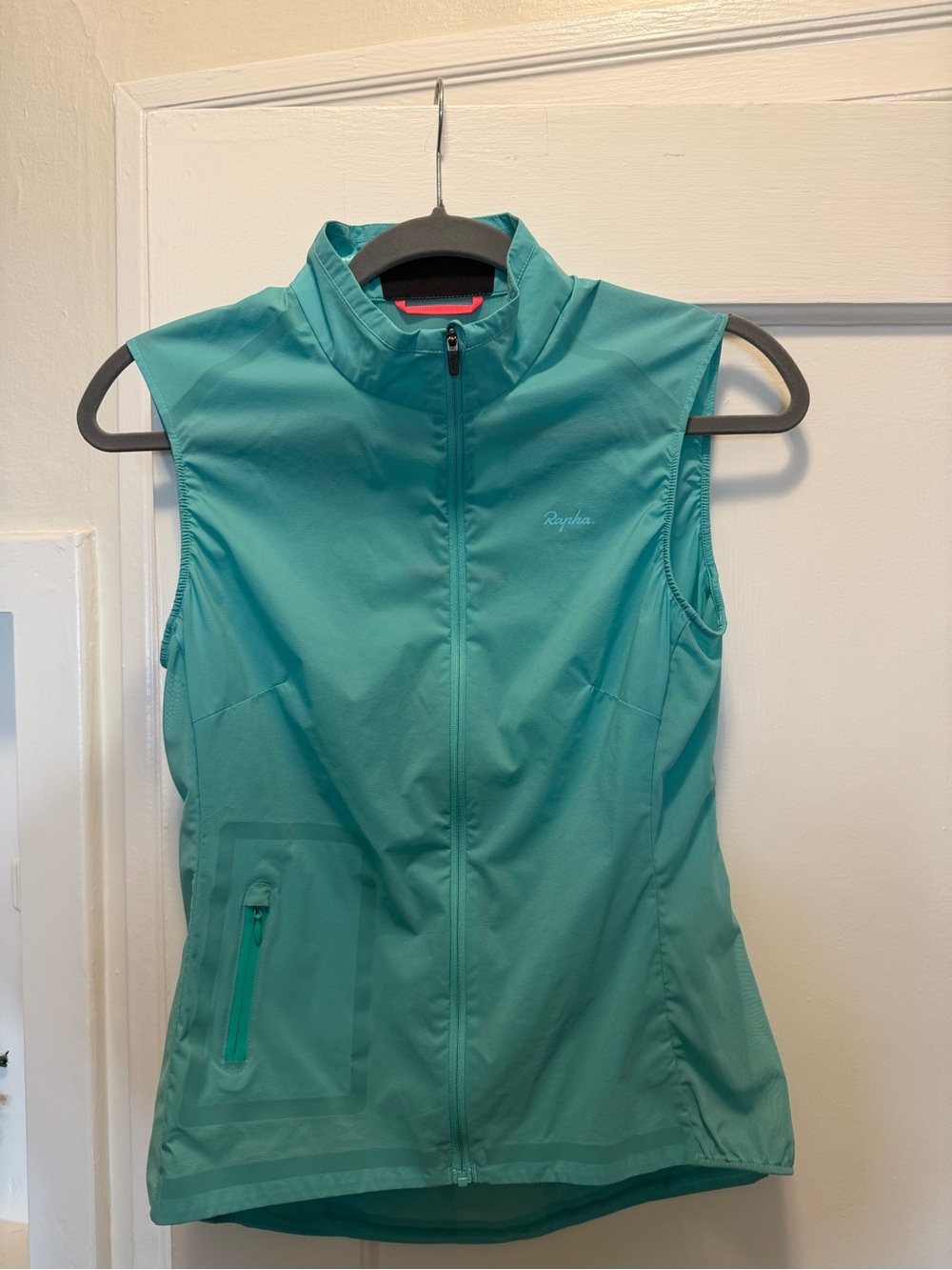 Rapha Teal Sleeveless Zip Swim Coverup